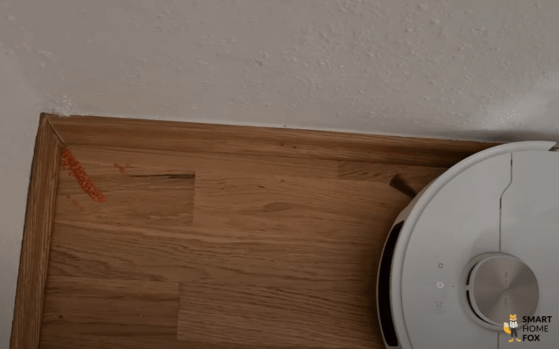 Dreame X40 Eckenreinigung im Test.